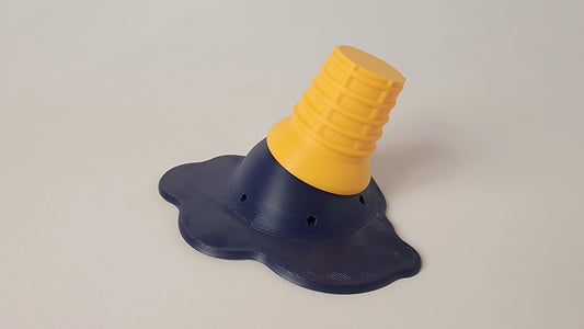 Ice cream cone shaped scent container, nose work hide for ground searches