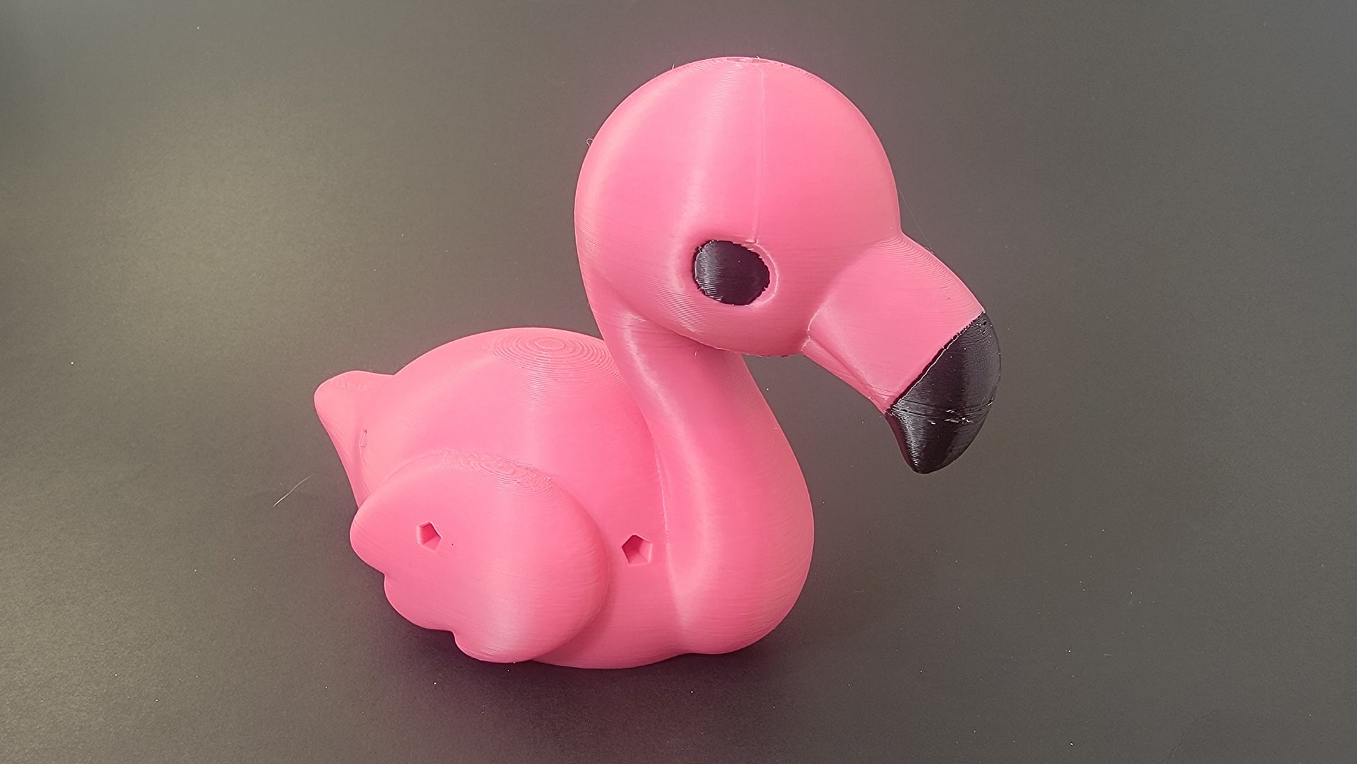 Flamingo shaped scent hide for nose work training, novelty K9 scent detection container