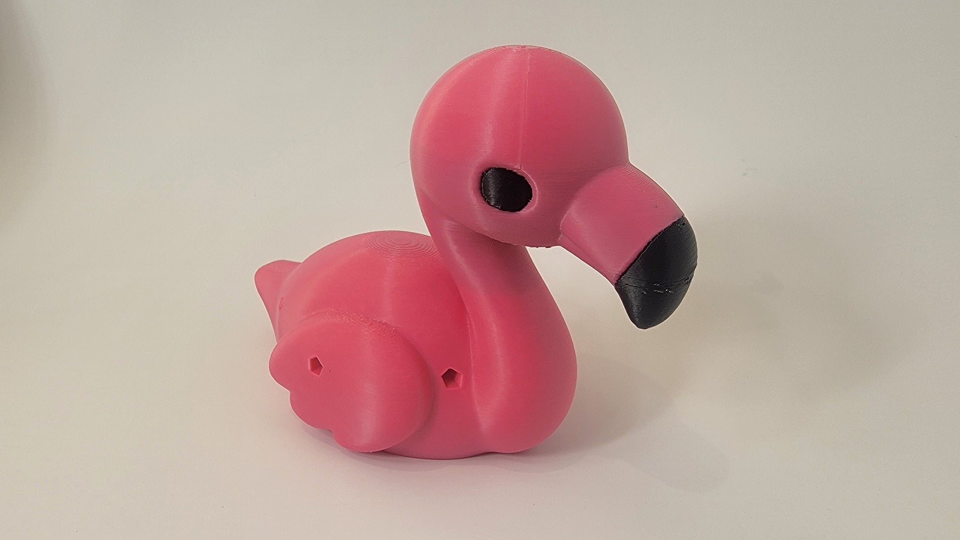 Cute flamingo scent hide for nose work, ABS plastic K9 detection container