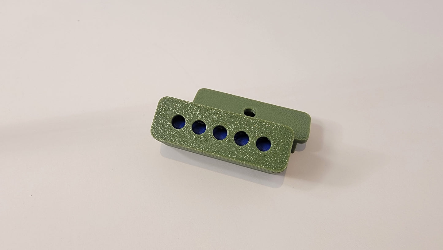 Magnetic scent container hide for nose work, attaches to vehicles, lockers, and metal surfaces