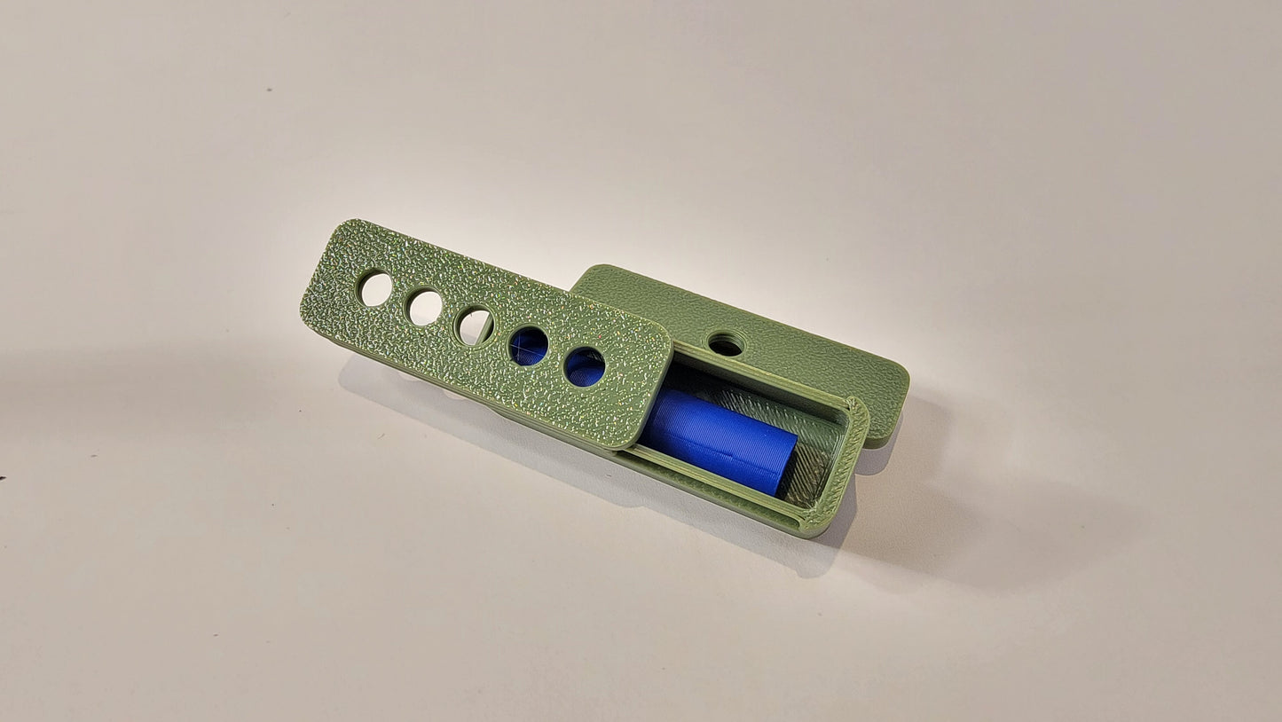 Magnetic nose work hide attaches to metal surface for aerial search training