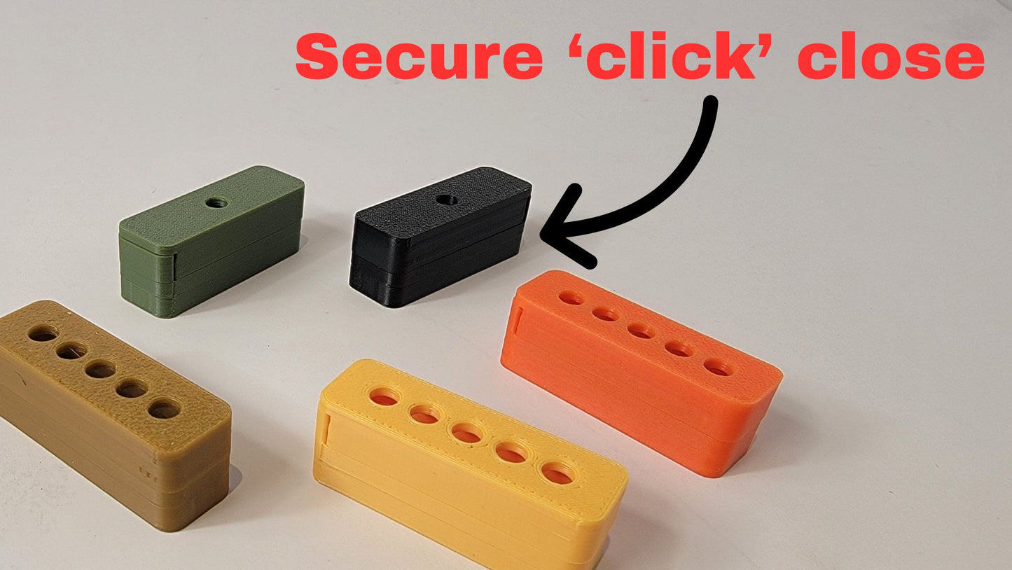 Magnetic scent work hide for Gextent tubes, click close