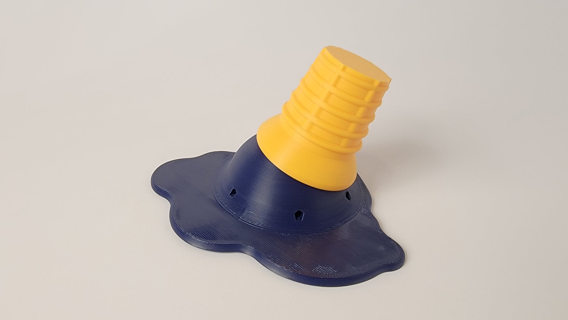 Novelty ice cream cone hide for K9 scent detection, nose work training equipment