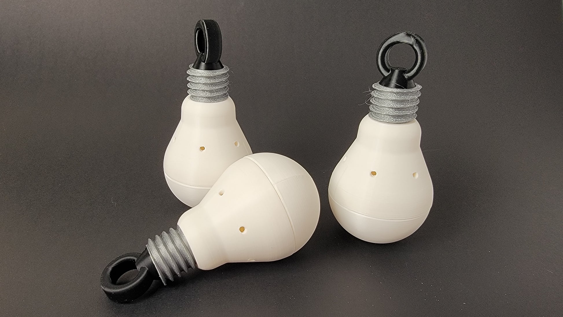 Light bulb scent hide set for aerial and ground nose work searches