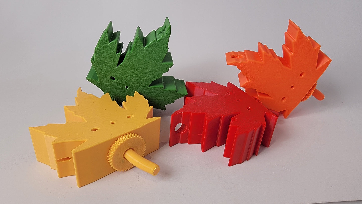 Maple leaf scent hide set for nose work training — aerial and ground searches