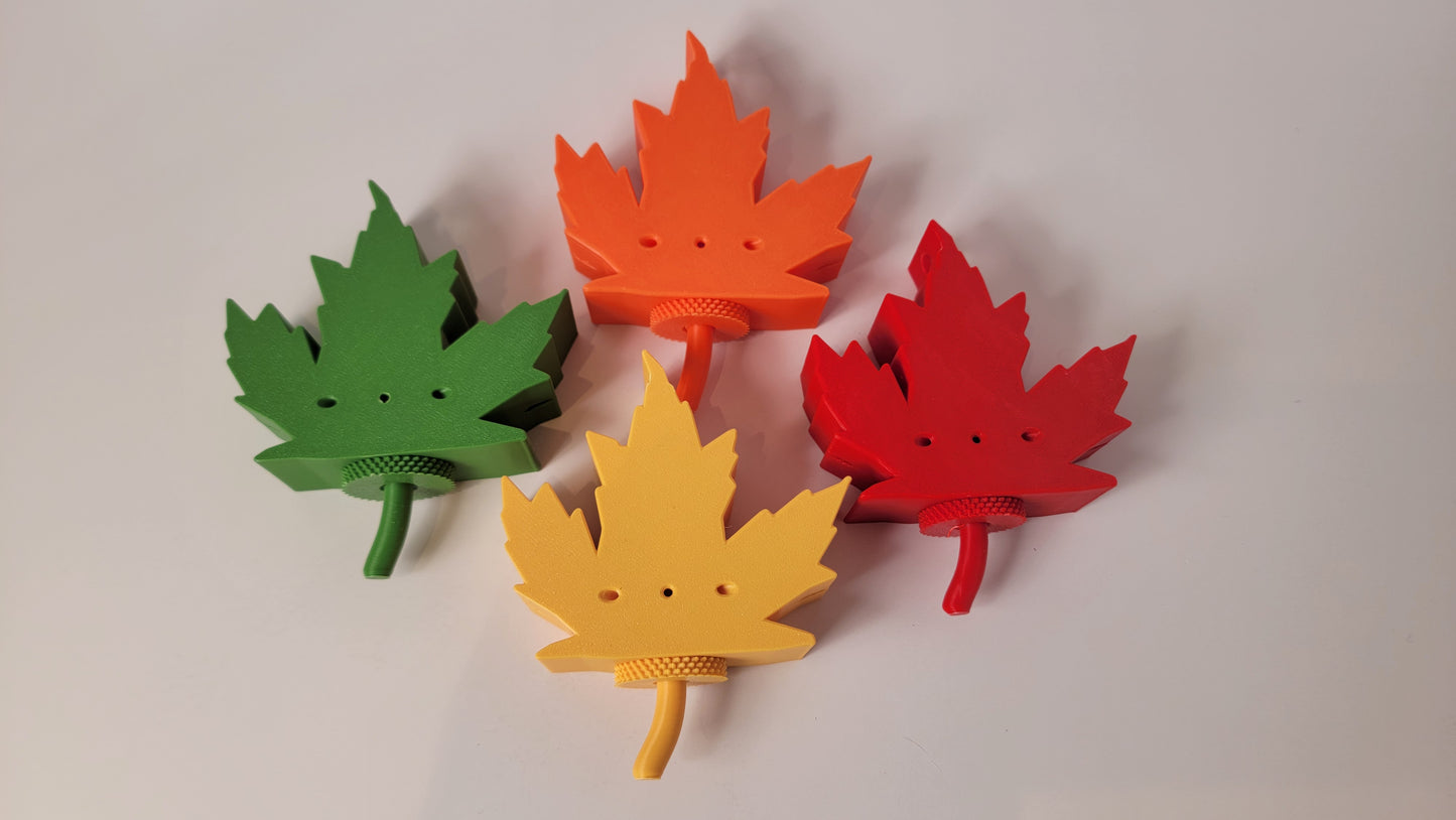 Set of maple leaf scent hides for nose work — available in sets of 4 or 20