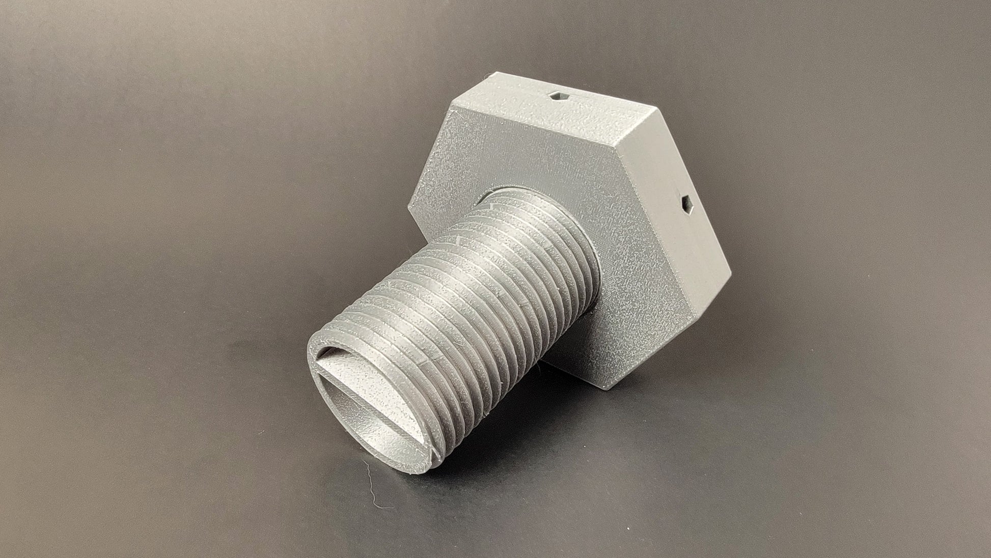 Bolt scent hide in search position used for nose work training