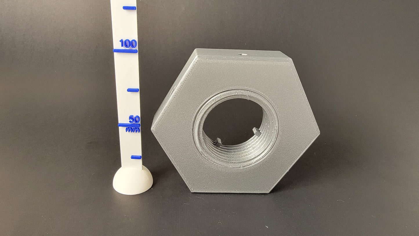 Size of nut shaped scent hide for nose work training