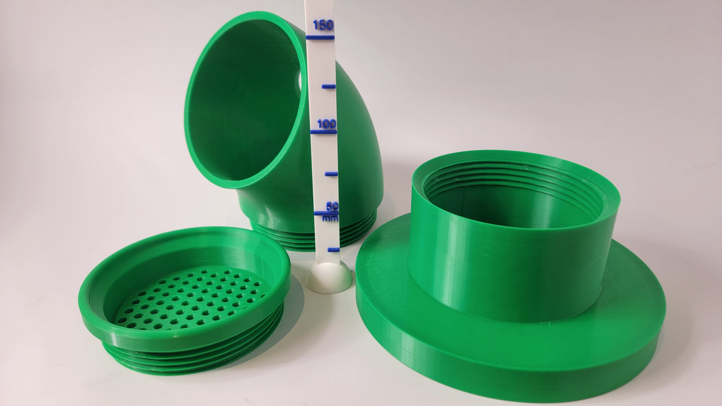 Size of pairing pipe used in scent detection introduction