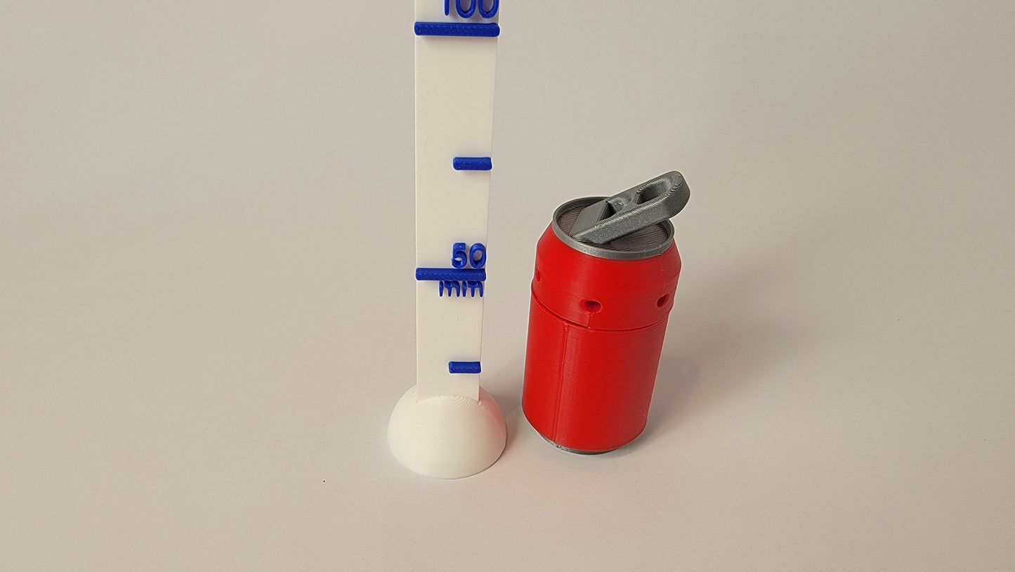 Pop can scent container hide for ground and aerial nose work, set of 4 or 20