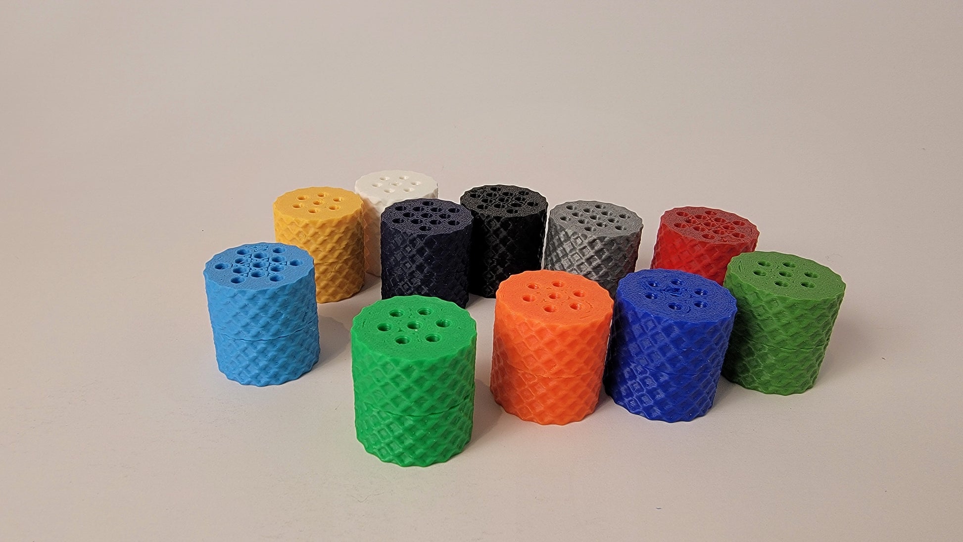 Mini scent hides set of 5 or 10 for nose work training, small ABS plastic containers