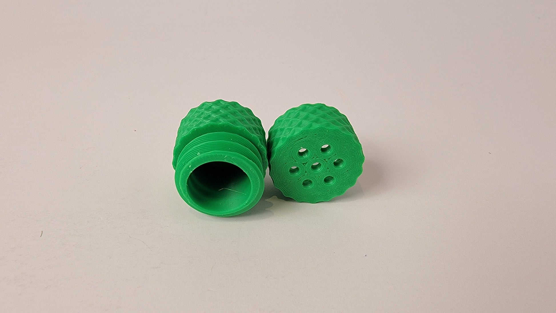 Inside of a small scent hide used in canine nose work training