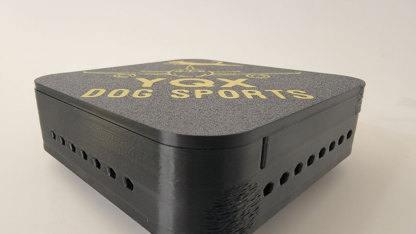 Custom tile hide for K9 scent detection training and nose work competition