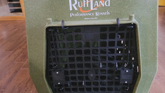 Easy snap-fit installation of the Ruffland kennel name plate